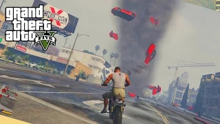 TORNADO IN GTA 5 - Tornadoes Hit Los Santos! (GTA 5 Mods)