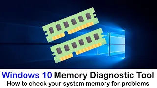 How to Check Your PC MEMORY RAM - Windows 10 Memory Diagnostic Tool