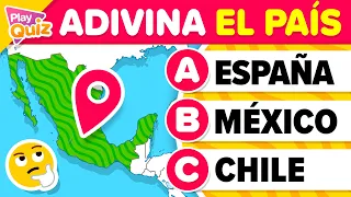 Adivina el País por su Mapa 🌎🧠📚 | Test de Geografía  | PlayQuiz Trivia