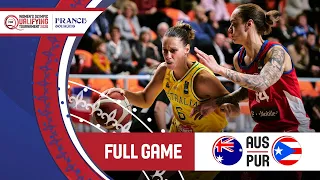 Australia v Puerto Rico - Full Game - FIBA Women's Olympic Qualifying Tournament 2020