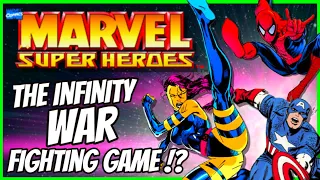 MARVEL SUPER HEROES HISTORY - The 1995 INFINITY WAR Fighting Game!?