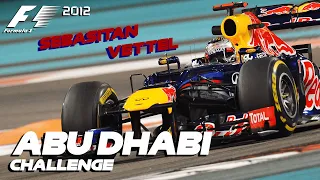 F1 2012 SEBASTIAN VETTEL ABU DHABI CHALLENGE