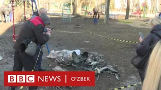 Украина: Харков шаҳридаги болалар майдончасига ракета келиб тушди BBC News O'zbek Россия