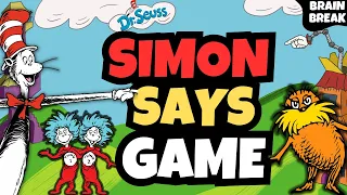 Dr. Seuss Game | Simon Says | Brain Break | Read Across America | Danny Go Noodle Inspired