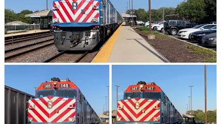 The Complete Metra Evening Rush Hour At Villa Park On August 16, 2023