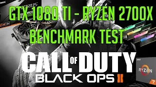 Call of Duty  Black Ops II 1440p Benchmark test | GTX 1080 Ti Ryzen 2700x 16GB RAM