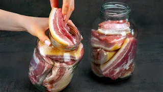 Even if you are 100 years old, you must know this recipe for meat in a jar!