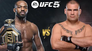 UFC 5 JON JONES VS. CAIN VELASQUEZ FOR THE UFC HEAVYWEIGHT CHAMPIONSHIP BELT!