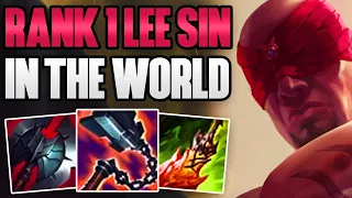 RANK 1 LEE SIN IN THE WORLD FULL JUNGLE GAMEPLAY! | CHALLENGER LEE SIN JUNGLE GAMEPLAY | Patch 13.3
