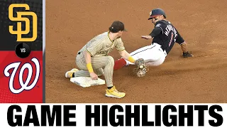 Padres vs. Nationals Game Highlights (8/12/22) | MLB Highlights