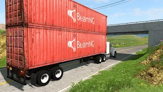 Trucks vs Bridges  1 – BeamNG Drive