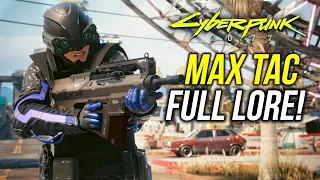 Most DANGEROUS Force in Night City! - MaxTac FULL Cyberpunk 2077 Lore