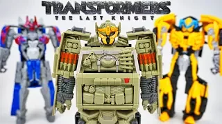 Transformers The Last Knight Armour Hound with Optimus Prime Megatron and Bumblebee