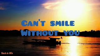 can't smile without you - Barry  Manilow