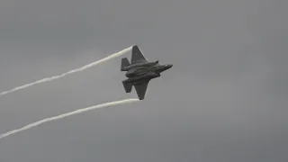 F-35 Twilight Display at Sanicole Airshow - Part 1