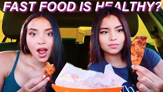 Eating The Healthiest Food Items At Fast Food Restaurants!