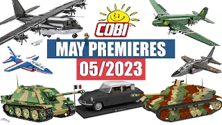 📅 May premieres from COBI - 05/2023 - Planes, tanks, trains, cars