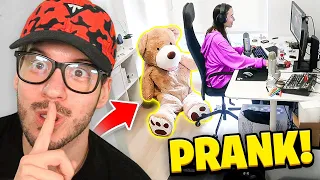 GIANT TEDDY BEAR PRANK on My Girlfriend!