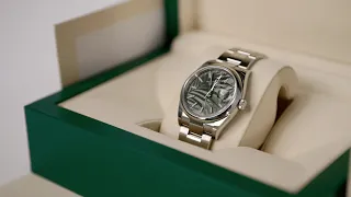 Rolex Datejust 126200 Palm Unboxing - New model 2021