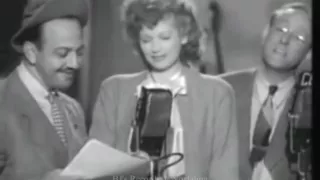 MEL BLANC.  Classic Sad Sack Routine w/ Lucille Ball.  Live Performance from 1944.