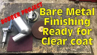 Royal Enfield Bobber Project Part 34 bare metal finishing