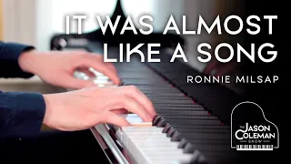 It Was Almost Like A Song - Ronnie Milsap Piano Cover from The Jason Coleman Show