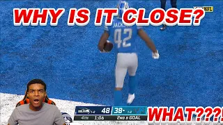 WHY DID THEY SCORE 40??! Seattle Seahawks vs. Detroit Lions | Week 4 2022 Highlights REACTION