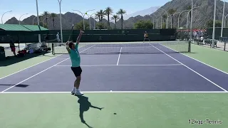 Stan Wawrinka & Karen Khachanov - 2024 IW Practice Match Highlights