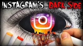 I Found Something VERY STRANGE on Instagram... Creepypasta + Drawing (True Scary Stories)