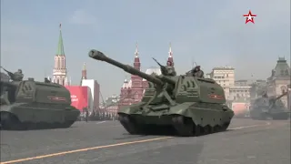 Rehearsals for the Moscow Victory Day parade