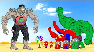 Evolution Of HULK & SPIDERMAN, THE FLASH vs HULK DOOMSDAY : Who Is The King Of Super Heroes?