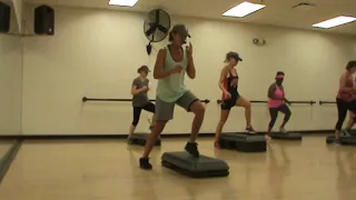Step It Up! High intensity 60 minute cardio group fitness class!