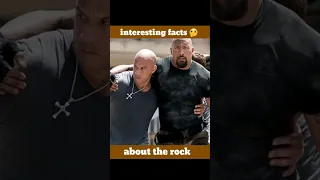 🤜 tha rock ke bare mein amazing facts 🏋‍♀️/ facts in hindi ! facts about the rock #facts #shorts