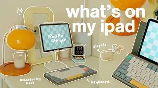 iPad refresh (why i'm not upgrading) 🍵🍃 iPad Air 4 setup in 2023, unboxing cute accessories haul