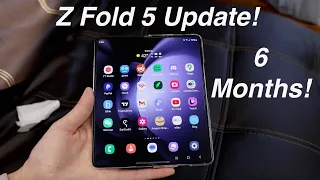 Samsung Galaxy Z Fold 5 Update After 6 Months! Screen Crease/Durability/Long Term Experiences