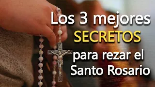 Los 3 mejores SECRETOS para rezar el Santo rosario -  y aprenderlo de una forma facil.