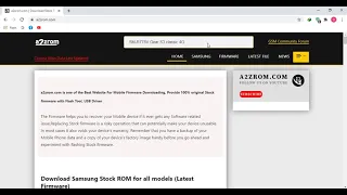 How To Download Samsung SM-R775V Gear S3 classic 4G Stock Firmware (Flash File) For Android Device