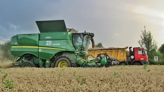 Žně & stohování slámy 2022 | ZD Novosedly | John Deere S680i HillMaster, T660 HillMaster