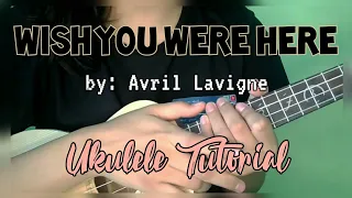 WISH YOU WERE HERE| by: Avril Lavigne [Ukulele Tutorial] (EASY CHORDS + lyrics) | JTUV
