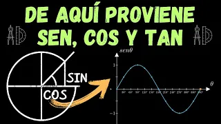 ENTENDIENDO las FUNCIONES SEN, COS y TAN  ▶ ORIGEN de las FUNCIONES TRIGONOMÉTRICAS 📐📖