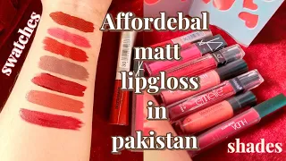 The Best Affordable Liquid Lipsticks InPakistan | shades +swathes (Affordable &Locally Available)
