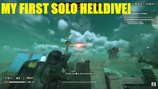 Did my first solo on Helldive difficulty! - Helldivers 2
