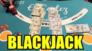 BLACKJACK at El Cortez Las Vegas! SIDEBET saves the day!