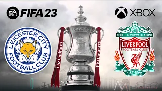 FIFA 23 - Lester City vs  Liverpool   Premier League Full Match   XBOX ONE   Gameplay   HD