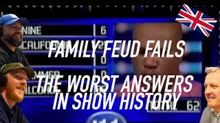 Family Feud Fails: The Worst Answers in Show History REACTION!! | OFFICE BLOKES REACT!!