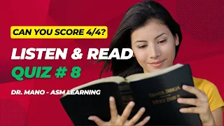 How To Improve Your English With Listening and Reading Quizzes. (Basic).