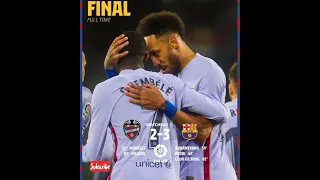 Highlights of Fc barcelona vs Levante