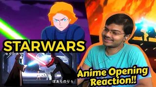 Star Wars Anime Opening (Shinzo wo Sasageyo) Reaction!!