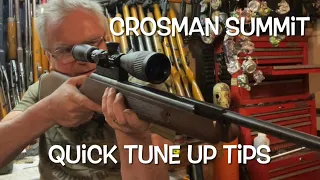 Crosman summit quick tune up tips that make a big difference.