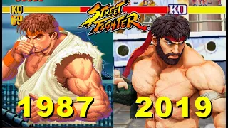 Evolution Of Street Fighter All  Series Games  (1987 - 2019)